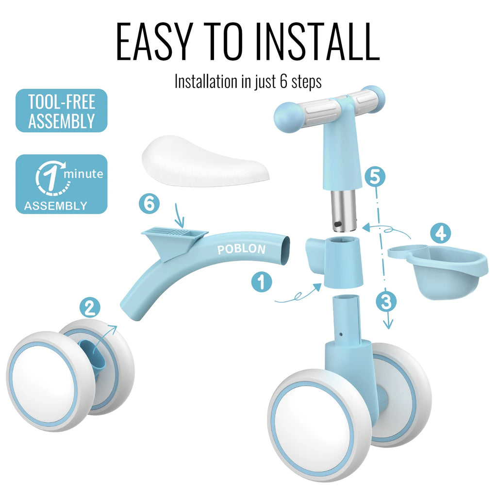 Rowerek Biegowy dla Maluchów 12–24 Miesięcy